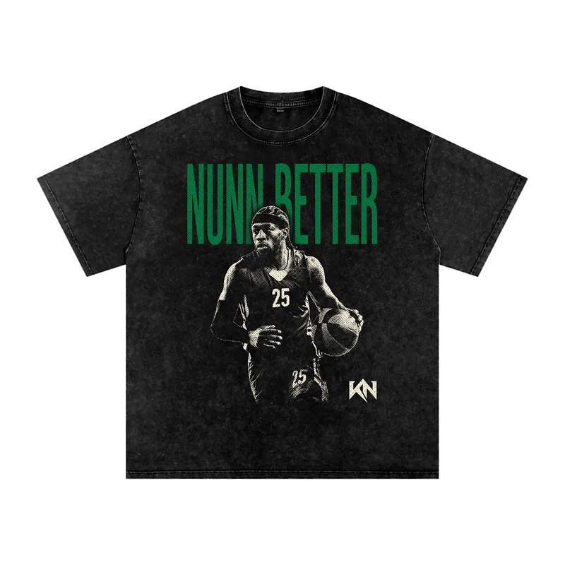 Kendrick Nunn Halftone Boxy Washed T-shirt