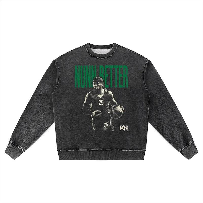 Kendrick Nunn Halftone Oversized Washed Sweatshirt
